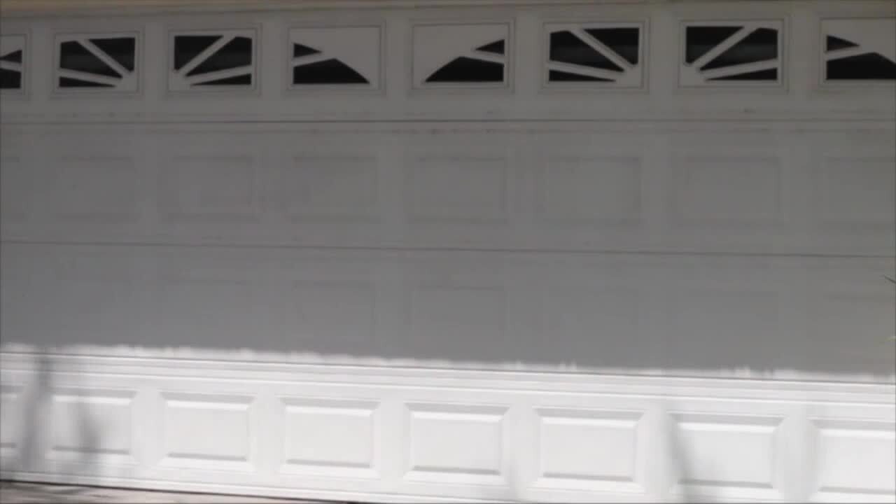 Garage in Egret Landing community where Tim and Tracy Ferriter are alleged to have kept their teenage adopted son in box