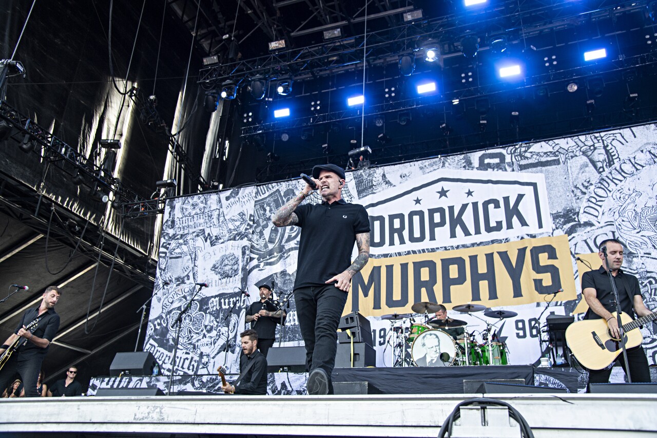 Al Barr of Dropkick Murphys performs in Louisville in 2019