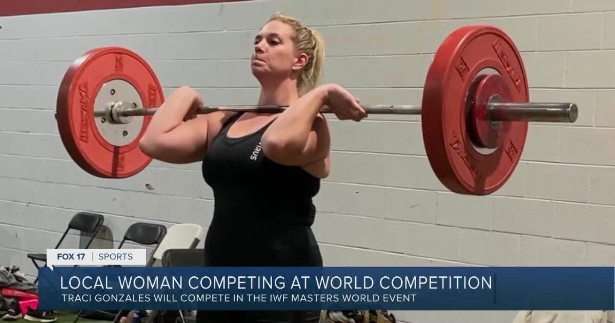 Una mujer local compite en la competencia mundial de levantamiento de pesas en diciembre Una mujer local compite en la competencia mundial de levantamiento de pesas en diciembre