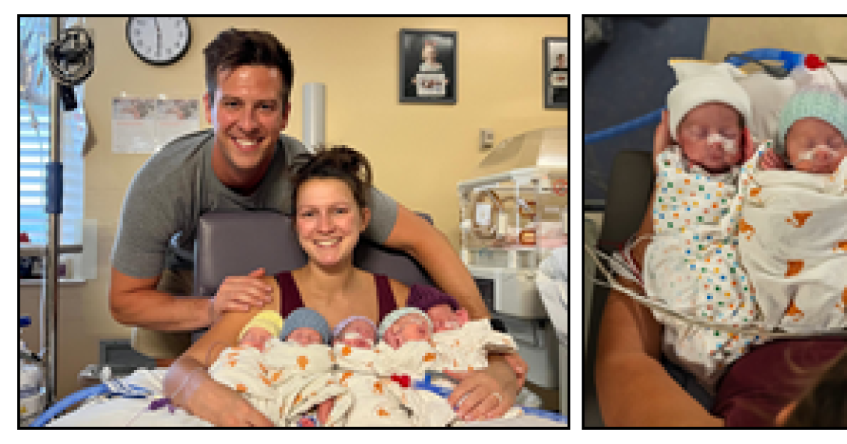 Washington couple quintuplets at Phoenix hospital