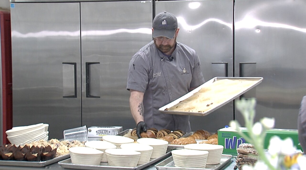 Chris Holland at work