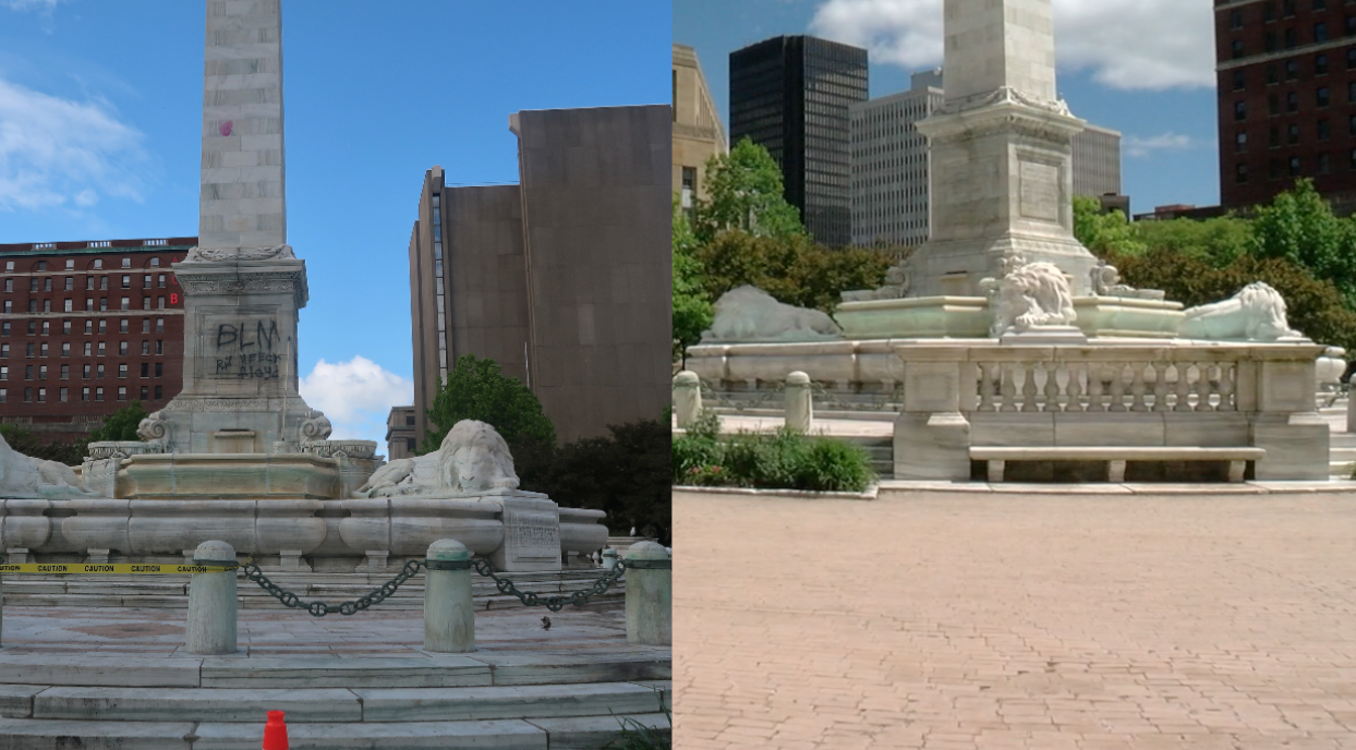 Before and After Niagara Square