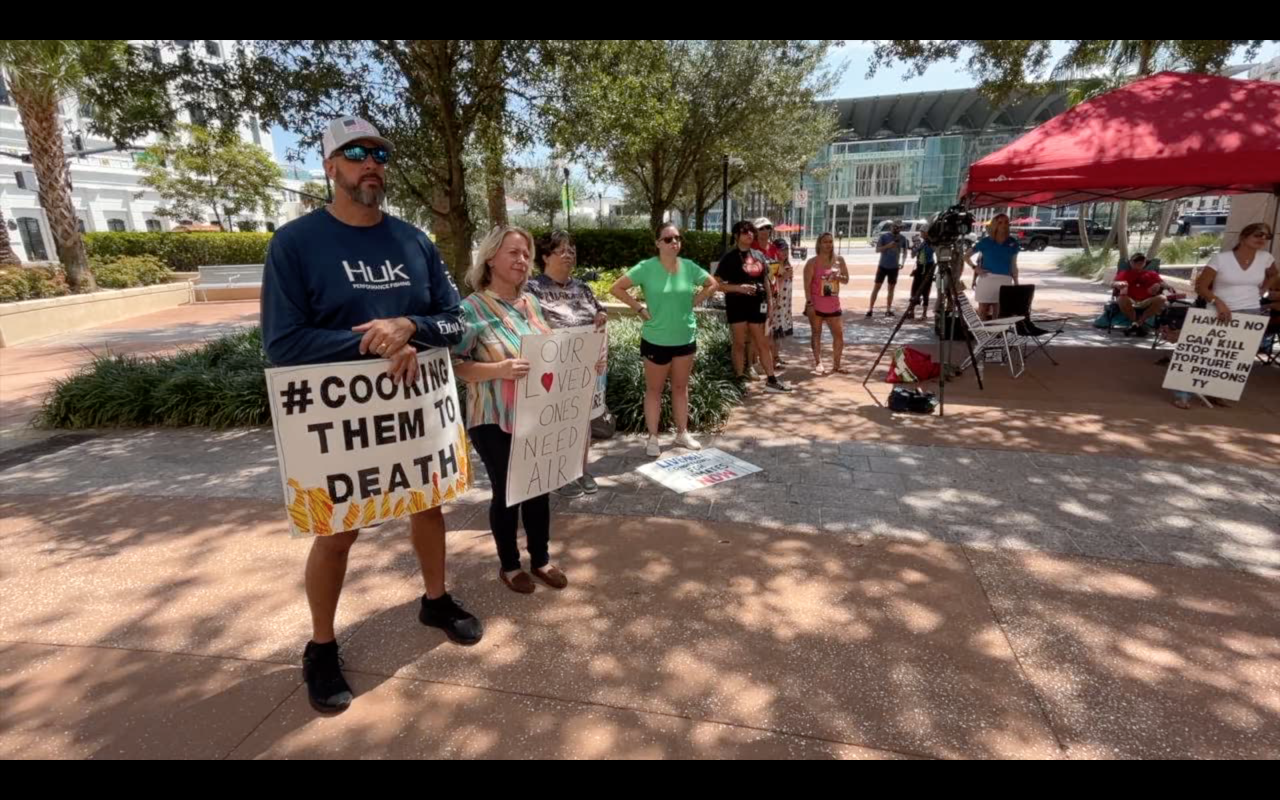 Rally outside Orlando City Hall for prisoners