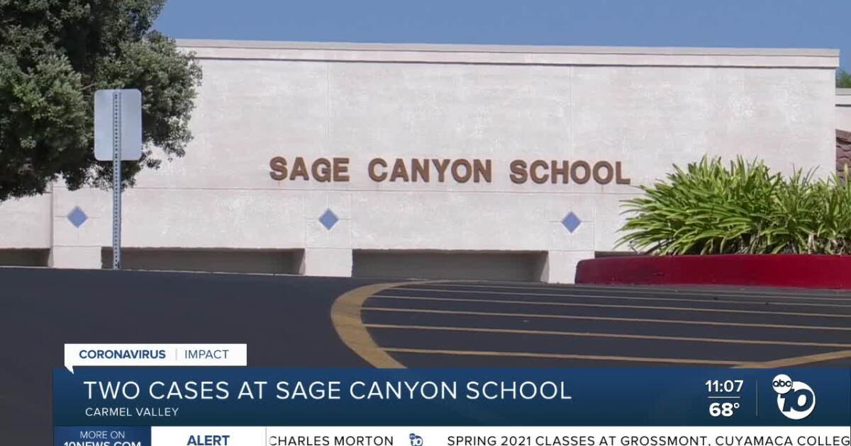 Two positive COVID19 cases confirmed at Sage Canyon School
