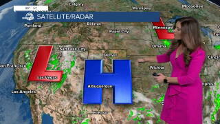 Monday Evening's Satellite/Radar Composite