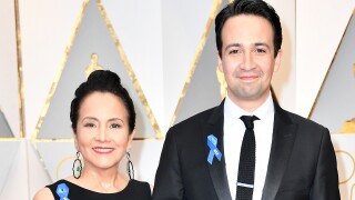 Actor Lin-Manuel Miranda and his mother, Luz Towns-Miranda.