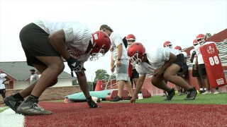 Muskegon football practice