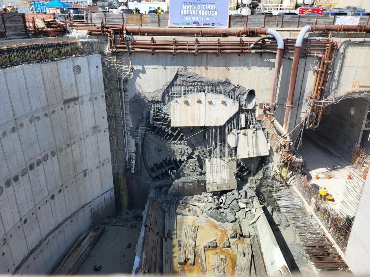 HRBT tunnel breakthrough 092425