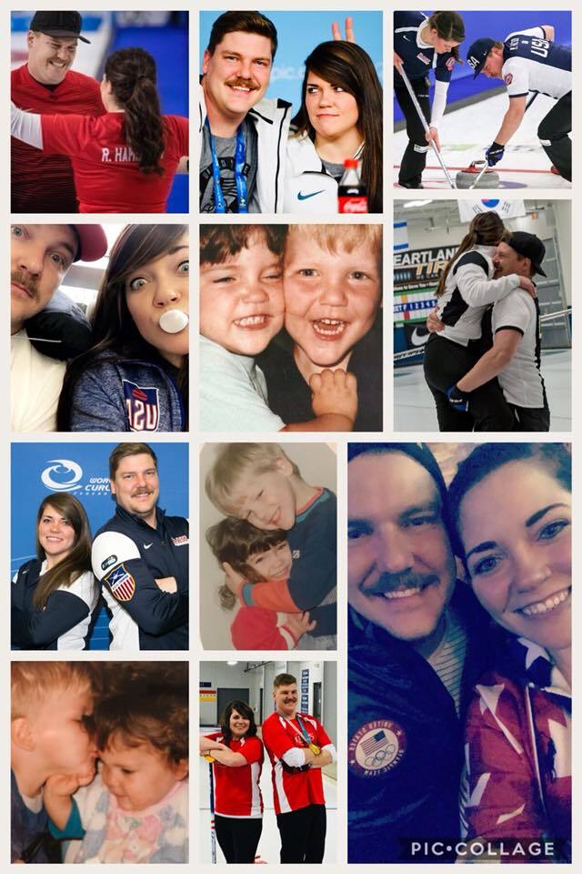 Curling siblings Becca and Matt Hamilton