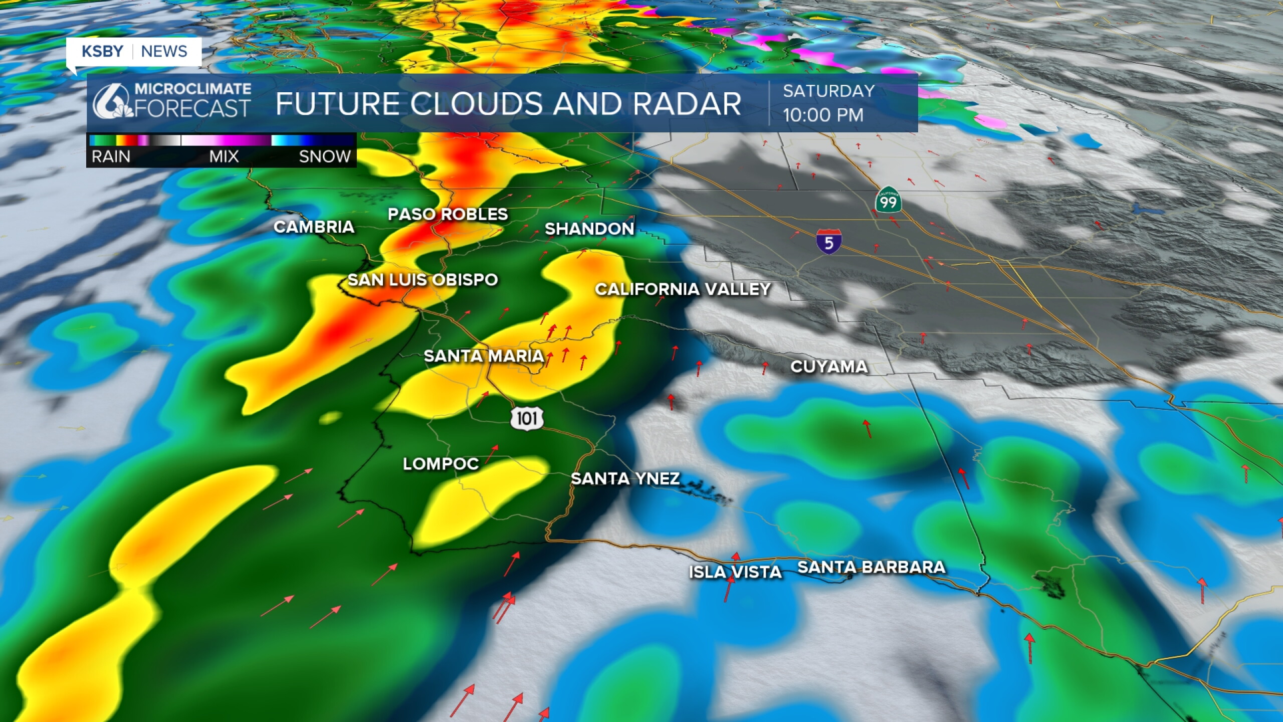 Showers and possible thunderstorms Friday through the weekend