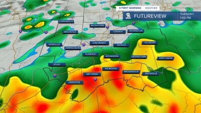 Radar by 1 p.m. 