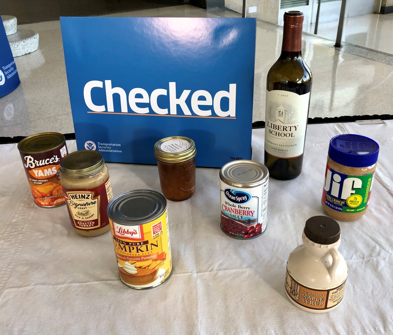 Checked Baggage Foods for Thanksgiving