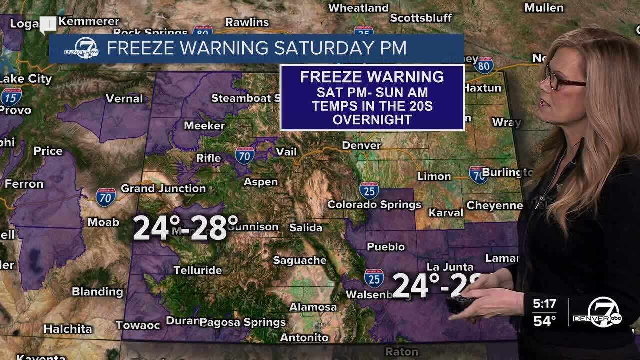Freeze Warning