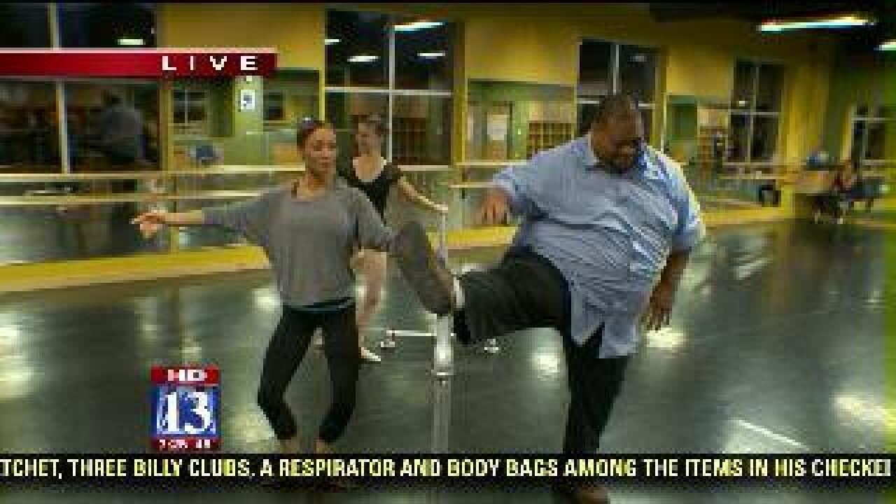 Big Budah shows off his ballet moves