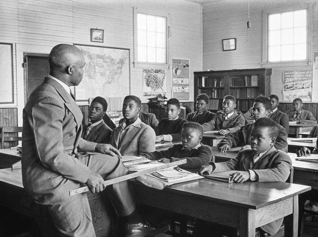 singleton-anderston-teaching-at-Rosenwald-School-in-Rocky-Point-1024x763.jpeg