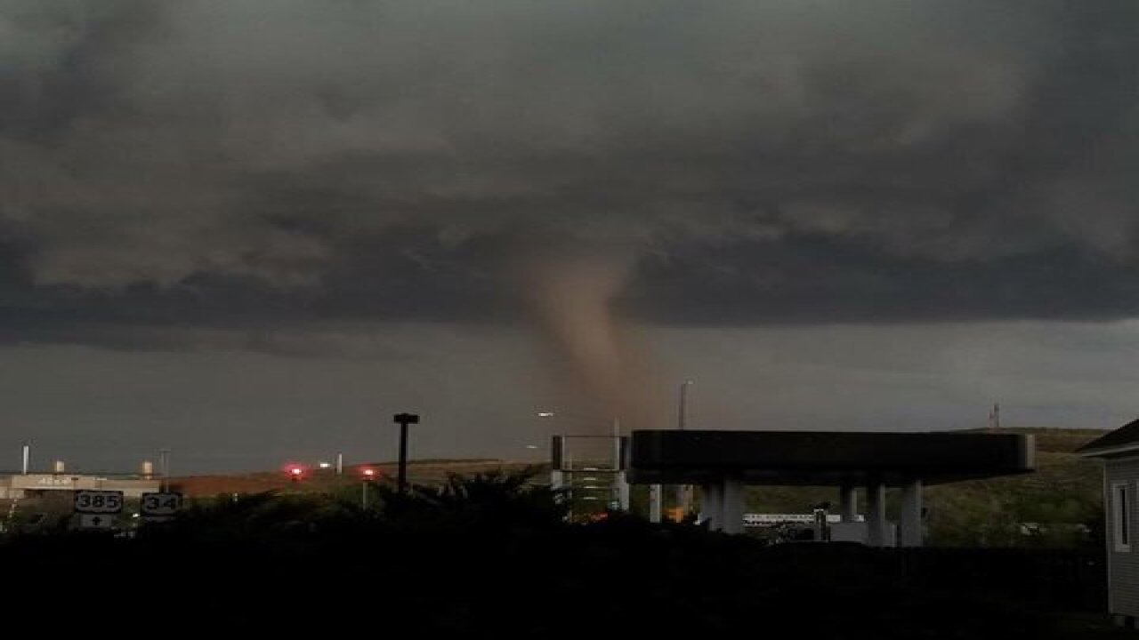 Tornadoes, hail touch down in Eastern Colorado