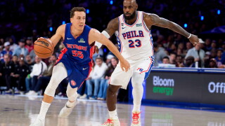 Pistons 76ers Basketball