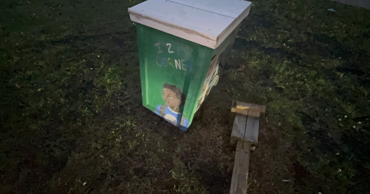 Father who built pop-up libraries to honor son killed in 2017 finds one badly damaged in Norfolk
