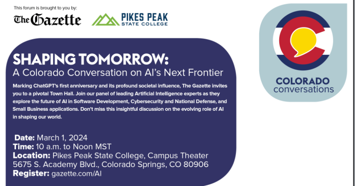 Shaping Tomorrow: A Colorado Conversation on Artificial Intelligence