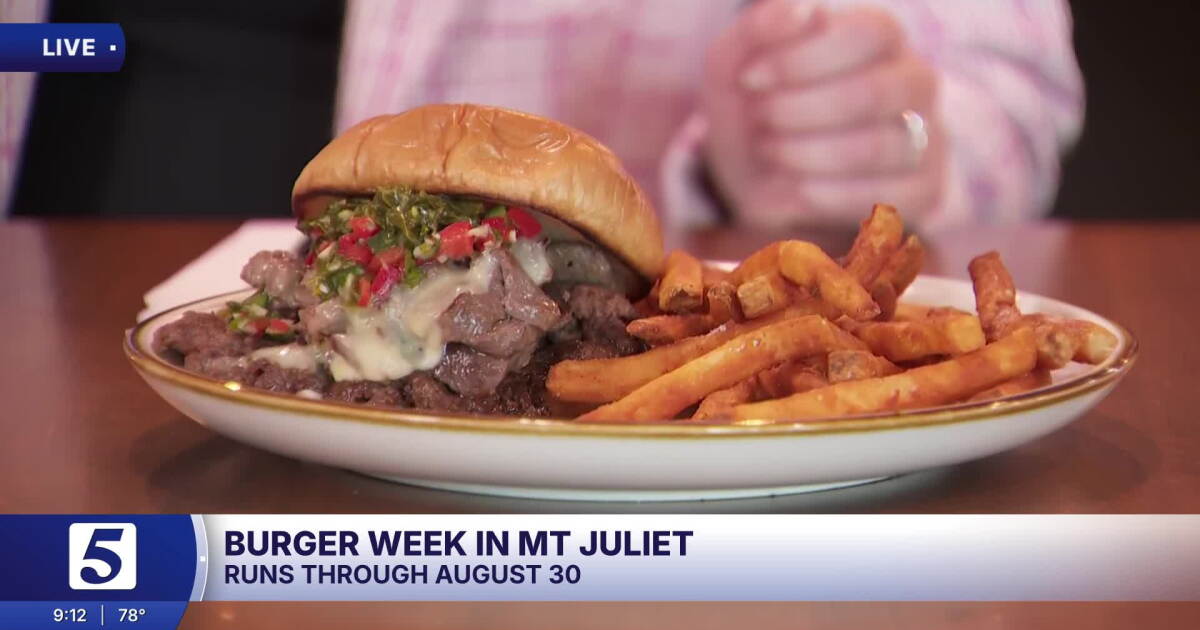 How to score $9 burgers during Burger Week in Mt. Juliet