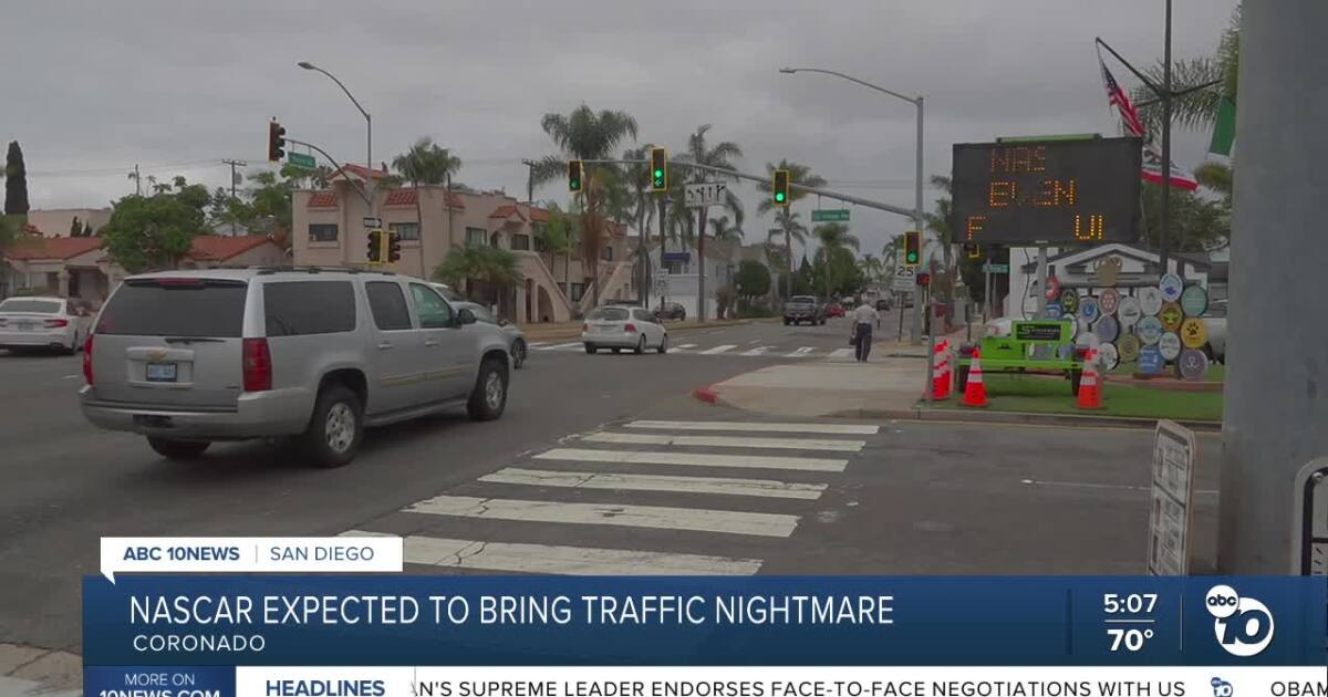 Coronado Mayor talks traffic and the importance of patience with NASCAR racing event