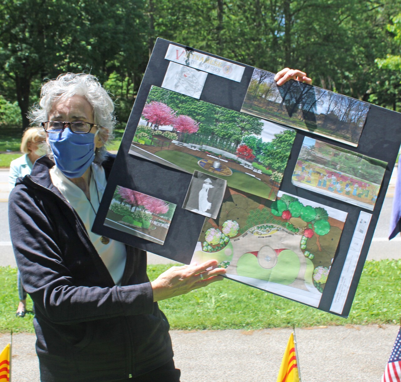 The groundbreaking of the Vietnamese Cultural Garden.