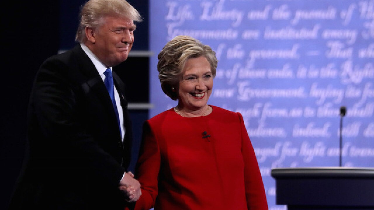 Photo gallery: Trump, Clinton debate in New York