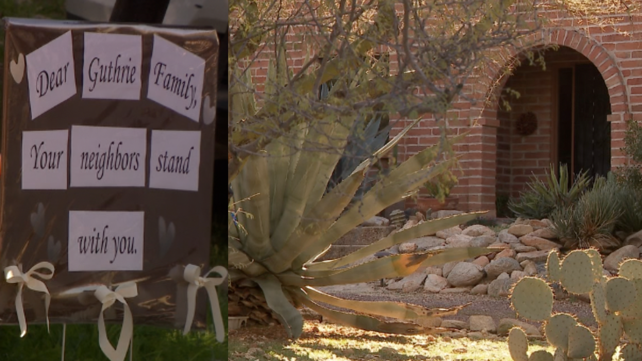 Guthrie home Tuesday