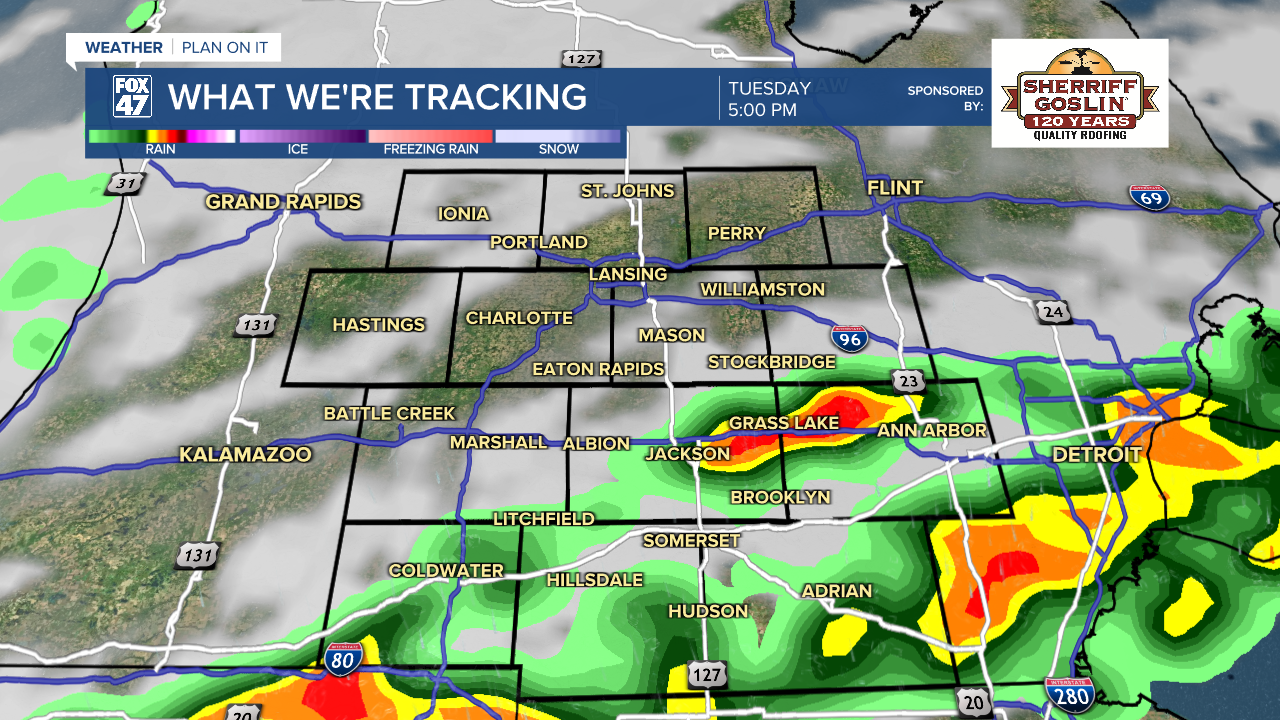 Storms arriving Tuesday carry severe potential, but fire off a bit further south and east during the afternoon and evening hours