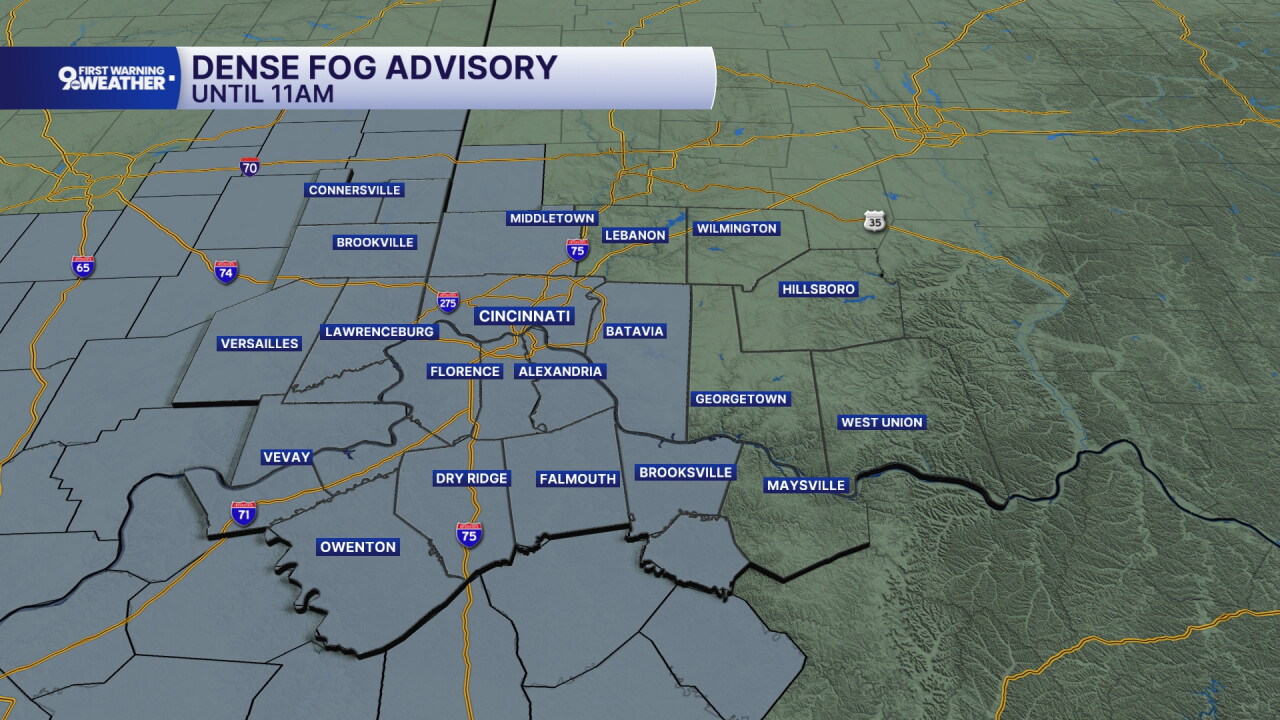 Dense fog advisory