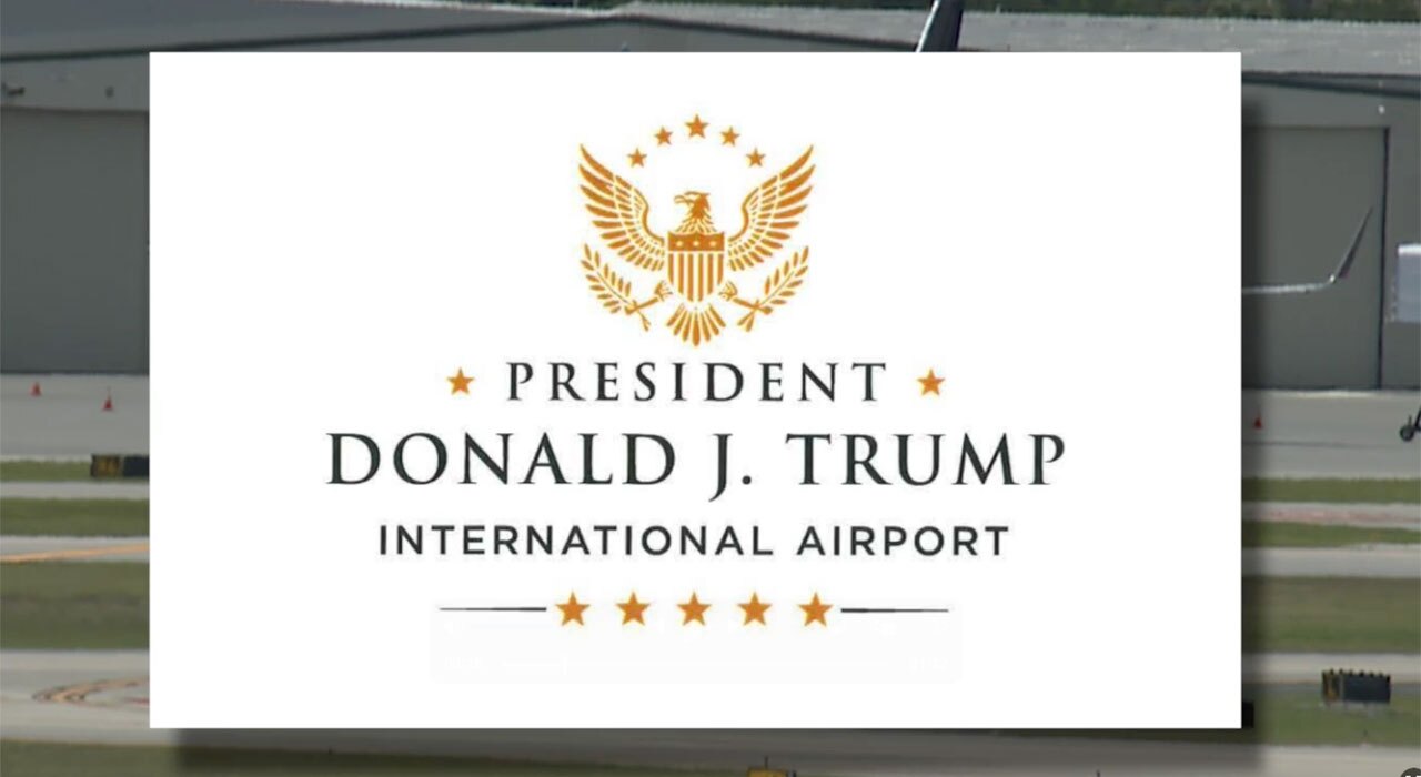President Donald J. Trump International Airport logo 