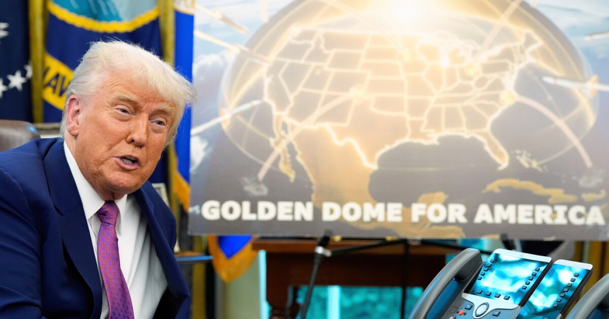 Trump's proposed 'Golden Dome' now estimated to cost $1.2 trillion