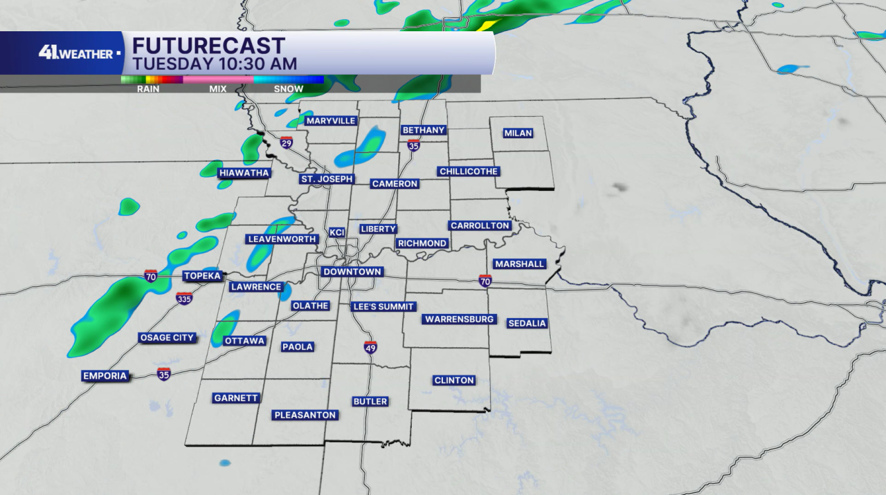 Tuesday Showers