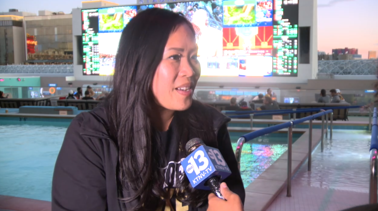 VGK fans gather for Game 3 watch party as team faces off against Utah Mammoth