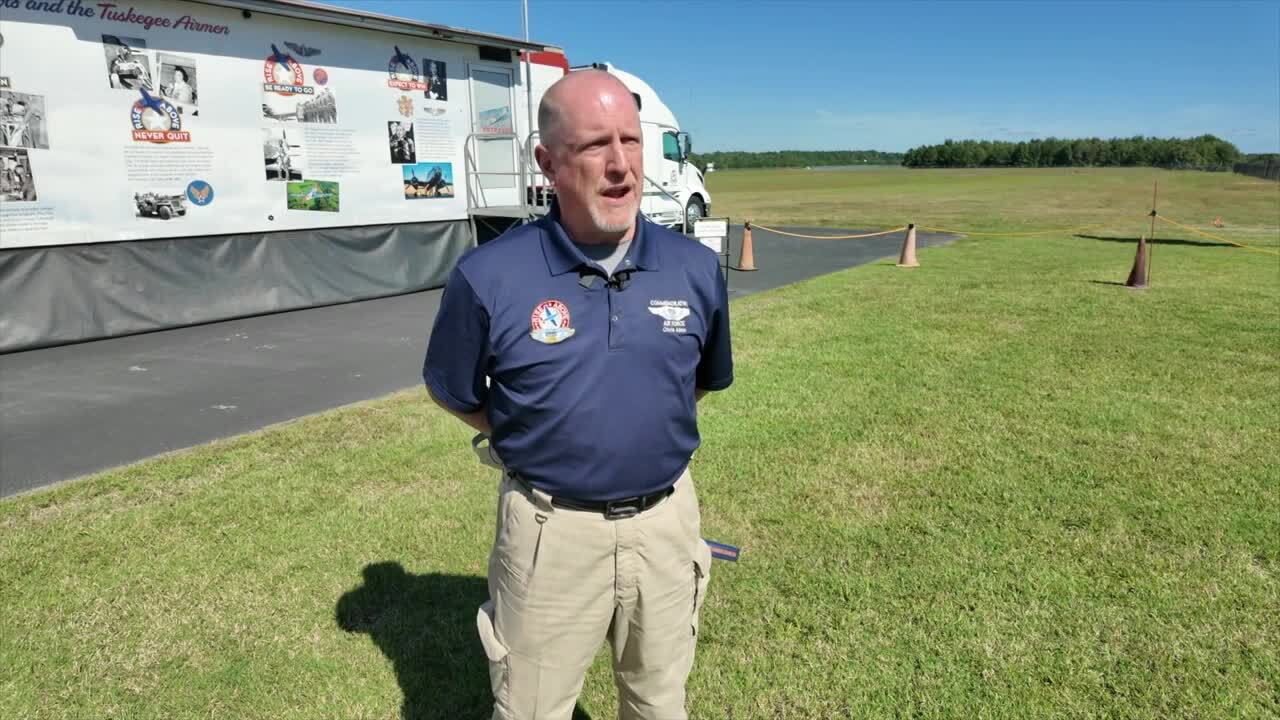 Virginia students explore World War II history through Tuskegee Airmen exhibit