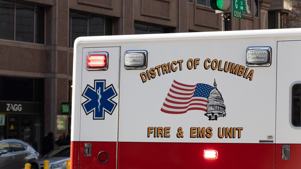 D.C. Fire Department truck