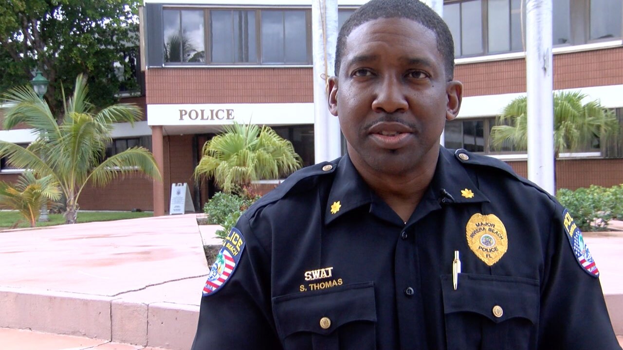 Riviera Beach Police Department Maj. Steven Thomas