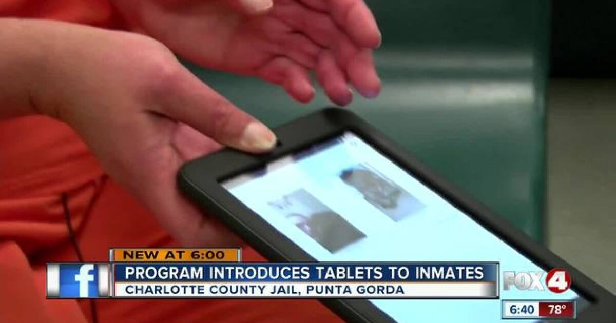 Inmates getting tablet devices in Charlotte Co.