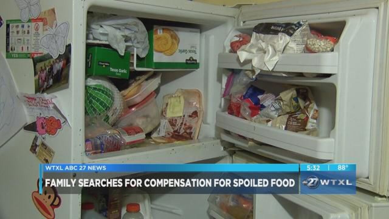 Local Family Searches For Compensation For Spoiled Food