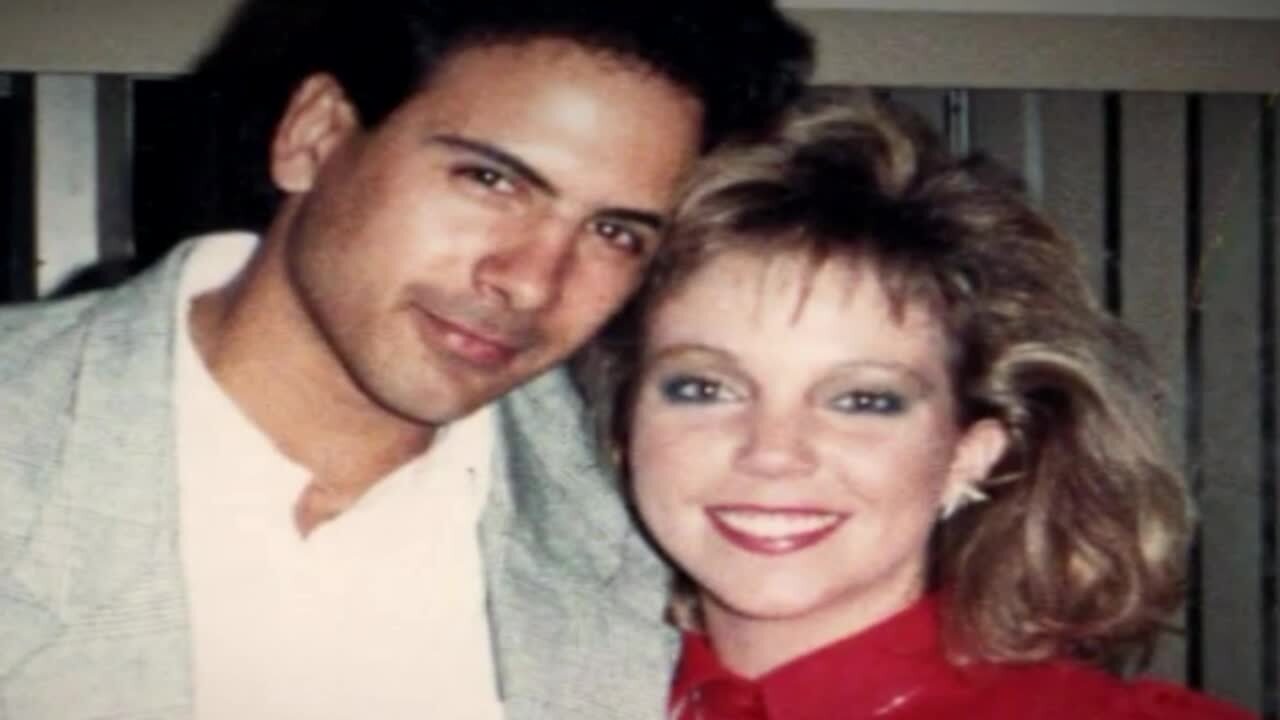 Kelley Dunn with future husband John, whom she met at WPTV