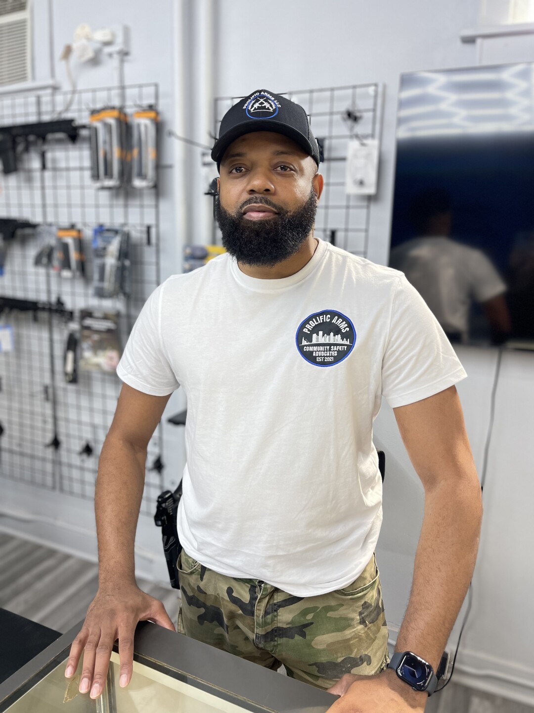 Eddie Silas, co-owner of Prolific Arms