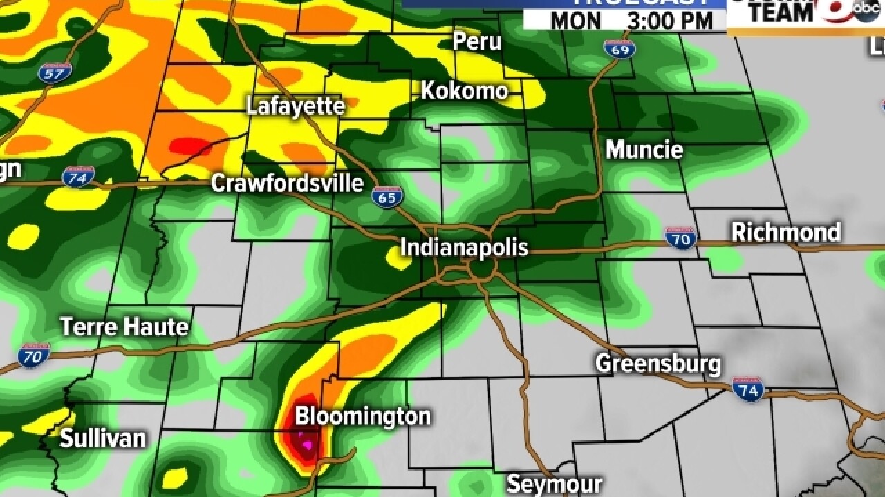 When to expect rain in your area