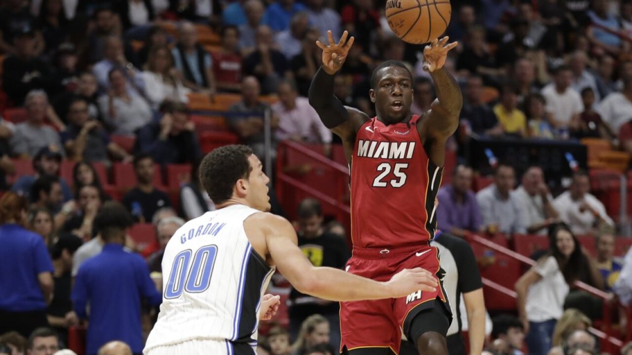 Miami Heat guard Kendrick Nunn
