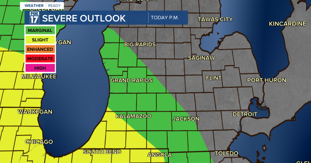 Strong to severe storms possible this evening & overnight