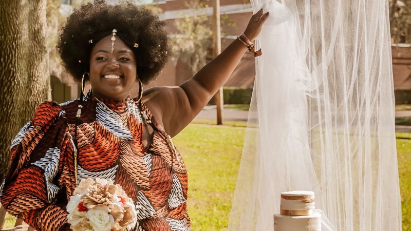 Danni Adams married herself in December 2022 in Sanford, Florida.