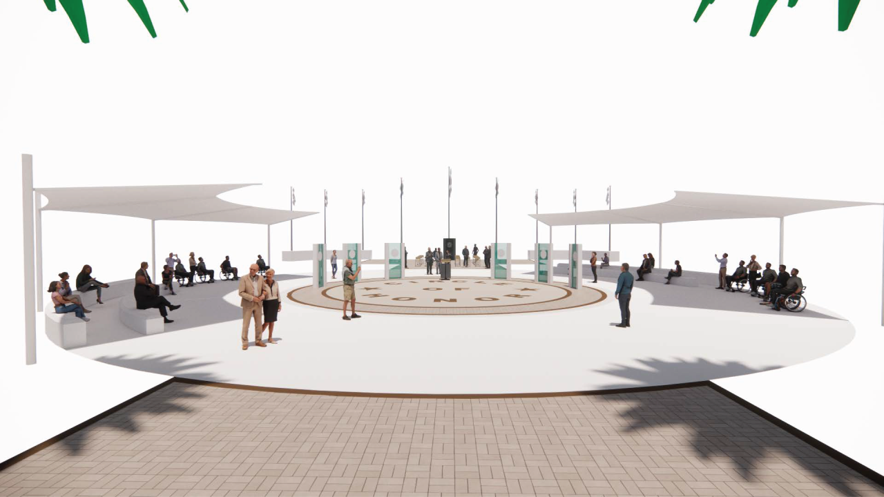 Circle of Honor rendering