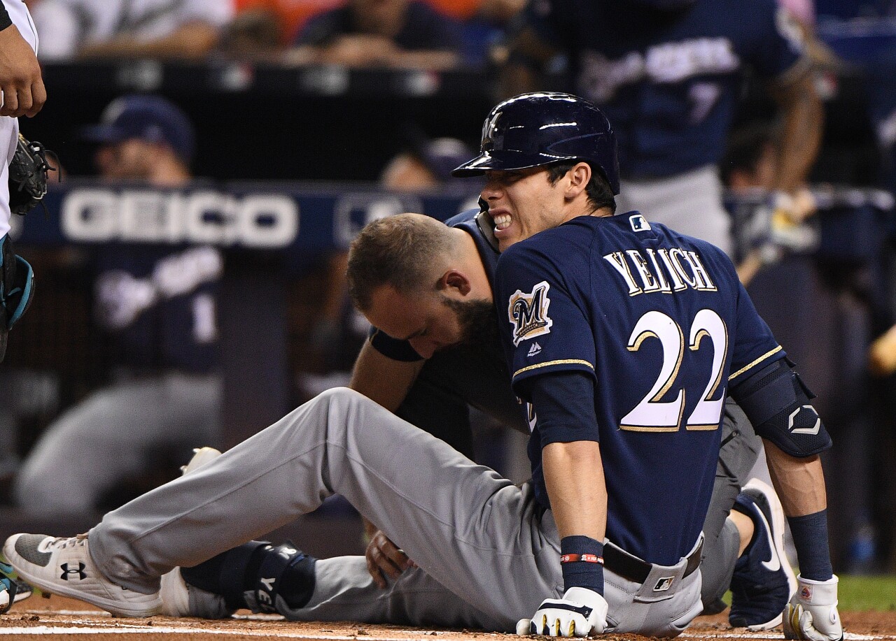 Milwaukee Brewers v Miami Marlins
