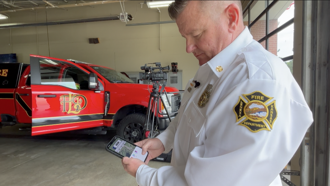 Lenexa Fire Chief Travis Vaughn