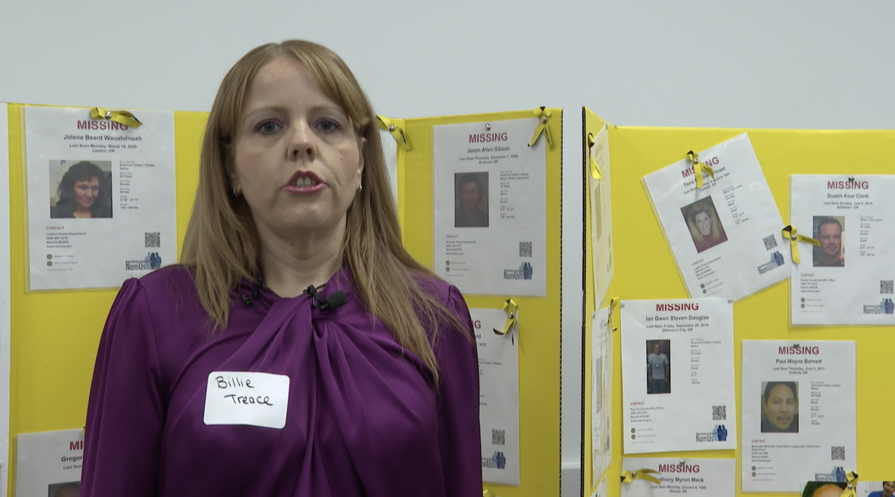 Billie treace MISSING IN OKLA