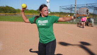 Woodsboro senior pitcher Sidney Castillo